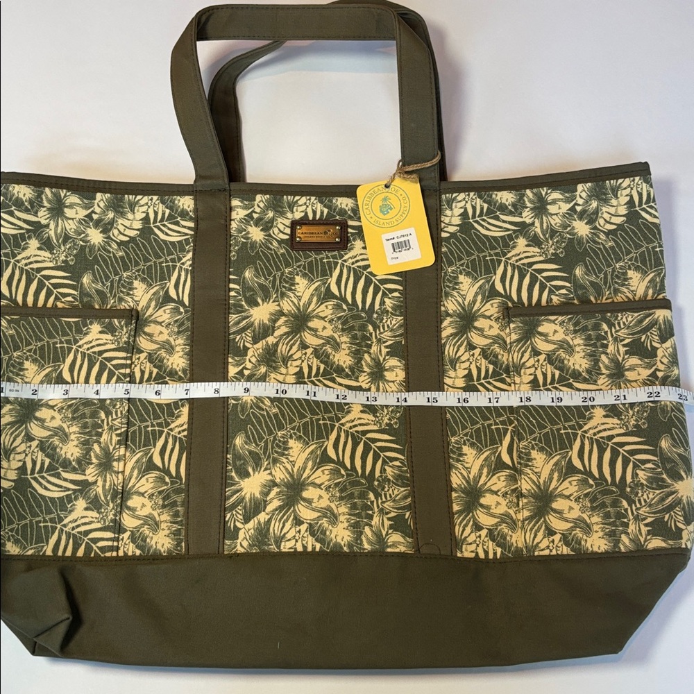 NEW! Caribbean Joe Oversized Tote / Overnight Bag - Picture 4 of 7